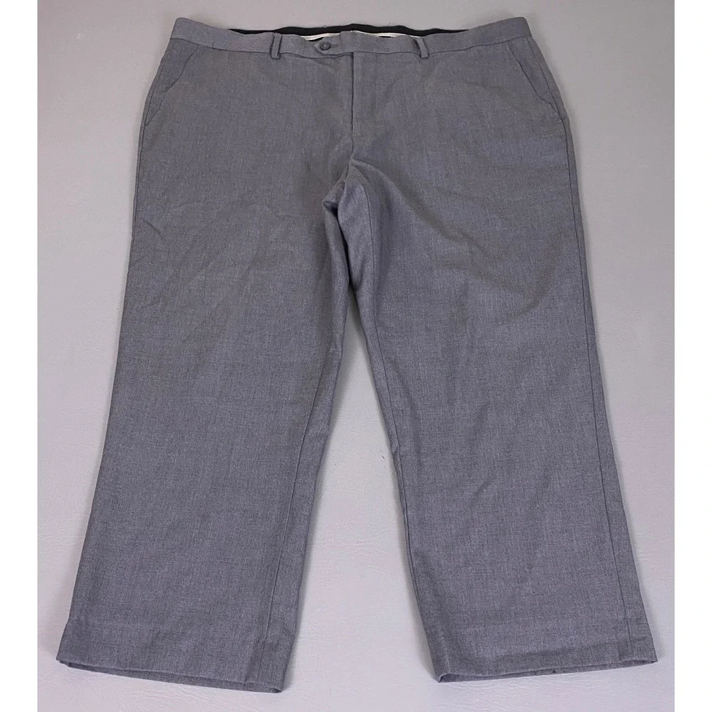 Creative Bespoke Dress Pants Men's Size‎ 44x28 Trousers Flat Front Lightweight